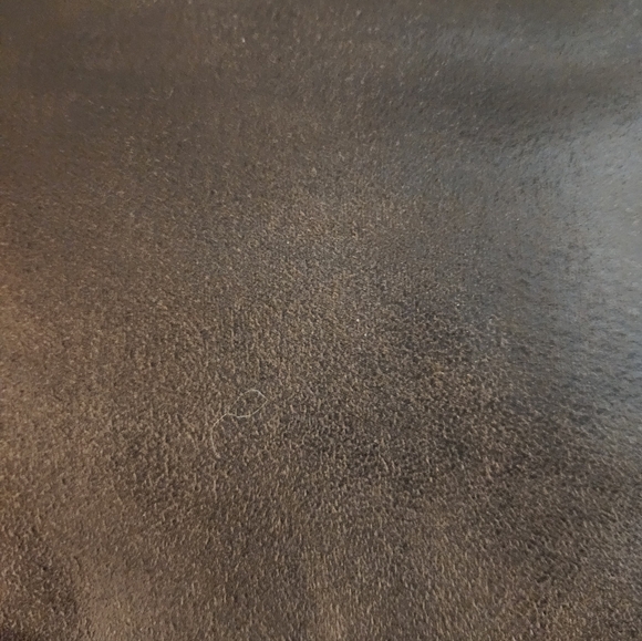 Arizona Jean Company Brown Bomber Jacket with Cream Shearling Trim - Picture 9 of 9